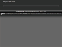 Tablet Screenshot of explorate.com
